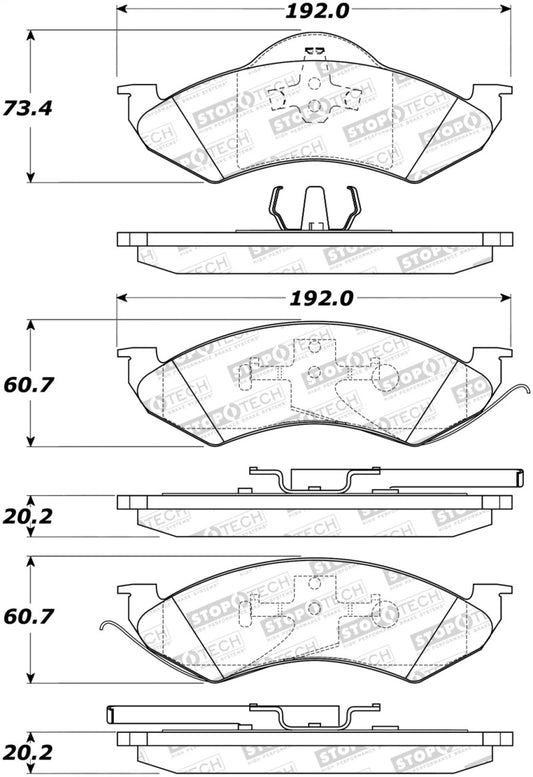 StopTech Street Brake Pads