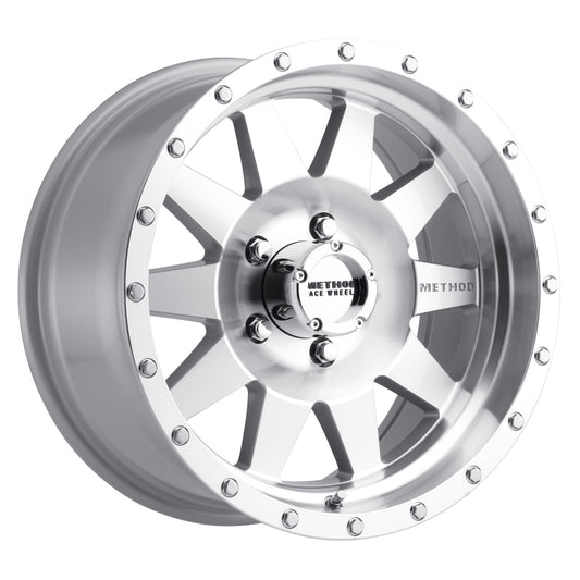 Method MR301 The Standard 16x8 0mm Offset 5x4.5 83mm CB Machined/Clear Coat Wheel