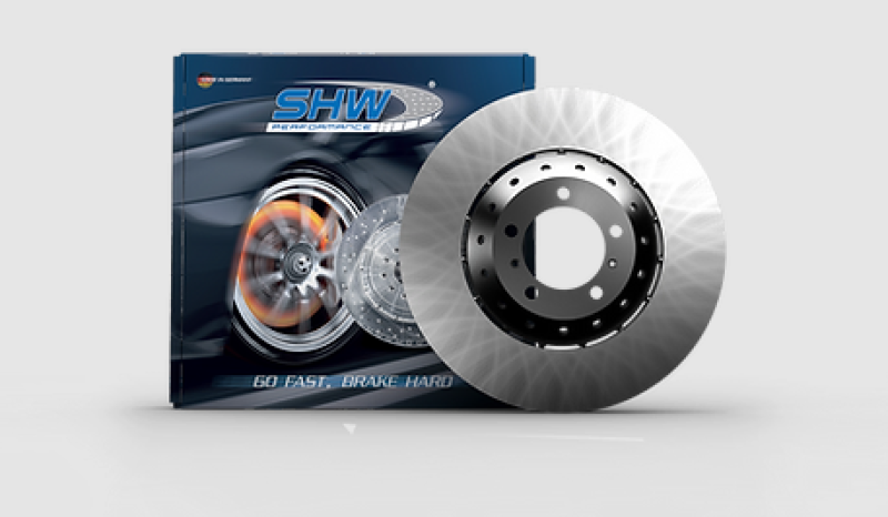 SHW 16-20 Bentley Bentayga 6.0L Rear Smooth Lightweight Brake Rotor (4M0615601N)