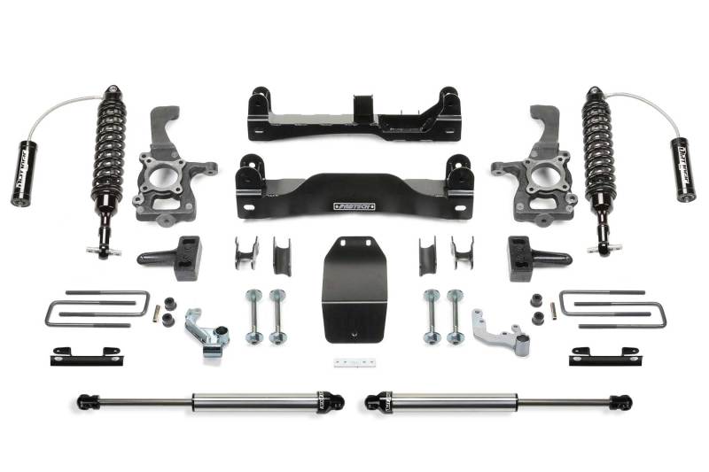 Fabtech 2014 Ford F150 4WD 4in Perf Sys w/Dlss 2.5 C/O Resi & Rr Dlss