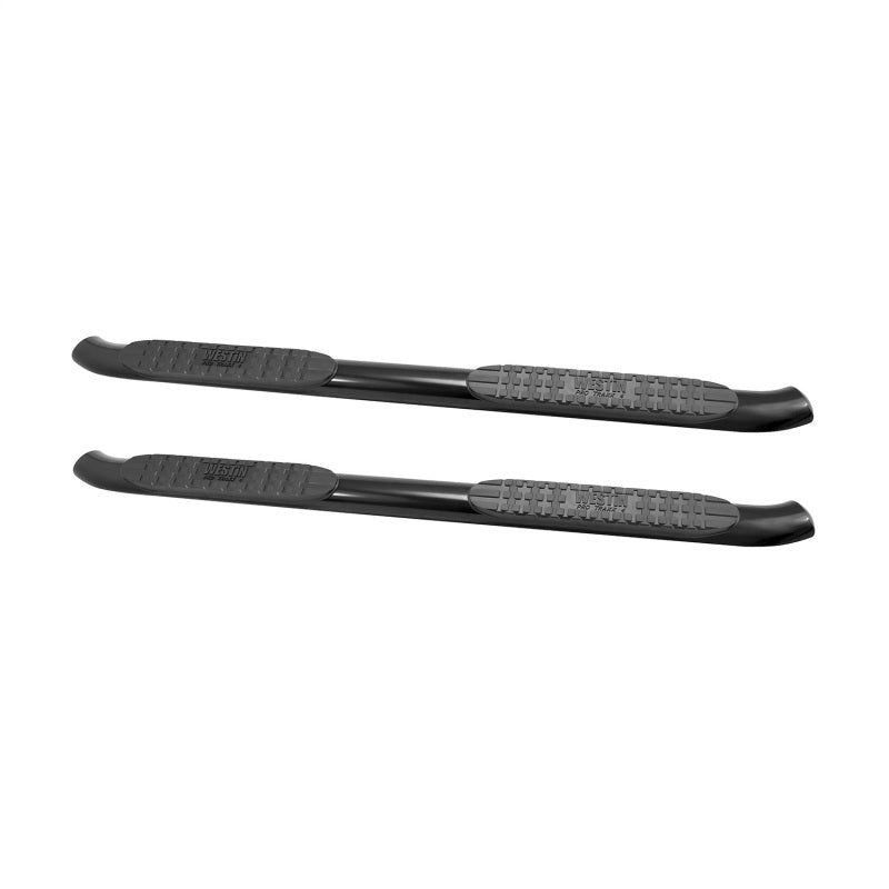 Westin 2007-2013 Chevy Silverado 1500 Ext Cab PRO TRAXX 4 Oval Nerf Step Bars - Black