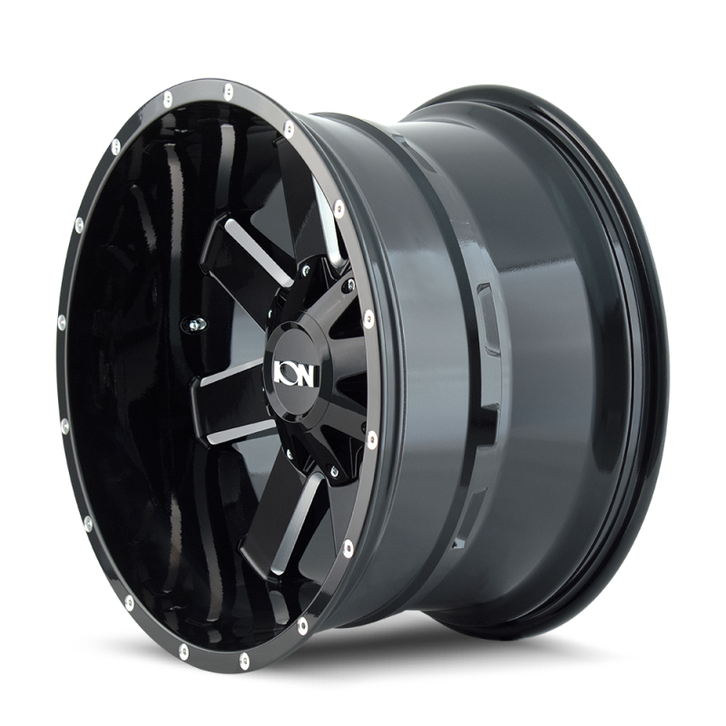 ION Type 141 20x10 / 6x135 BP / -19mm Offset / 106mm Hub Gloss Black Milled Wheel