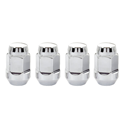 McGard Hex Lug Nut (Cone Seat Bulge Style) 1/2-20 / 3/4 Hex / 1.45in. Length (4-pack) - Chrome