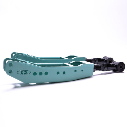 BLOX Racing Rear Lower Control Arms - Teal (2013+ Subaru BRZ/Toyota 86 / 2008+ Subaru WRX/STI)