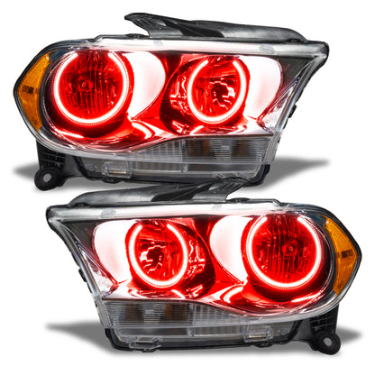 Oracle 11-13 Dodge Durango SMD HL Halogen - Chrome - Red