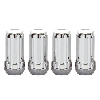 McGard SplineDrive Lug Nut (Cone Seat) M14X1.5 / 1.935in. Length (4-Pack) - Chrome (Req. Tool)