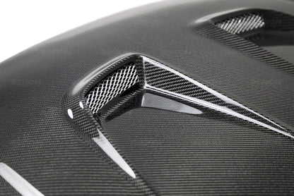 Seibon 2016-2017 Honda Civic Coupe/Sedan/Hatchback MR-Style Carbon Fiber Hood