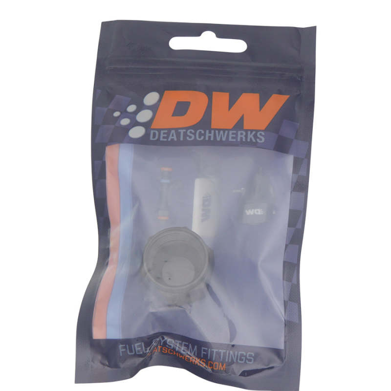 DeatschWerks 10AN Female Flare Cap - Anodized Matte Black