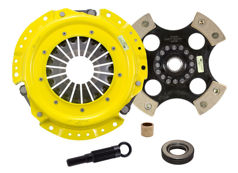 ACT 1991 Nissan 240SX XT/Race Rigid 4 Pad Clutch Kit