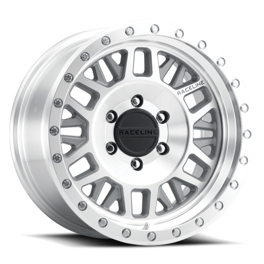 Raceline 951MC Ryno 18x9in / 8x170 BP / 18mm Offset / 130.81mm Bore - Machined Wheel