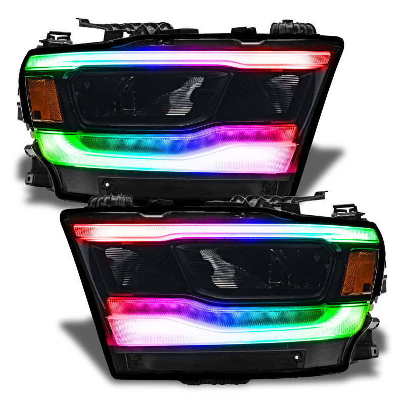 Oracle 19-21 Dodge RAM 1500 RGB+W Headlight DRL Kit- Reflector LED Headlights - 2