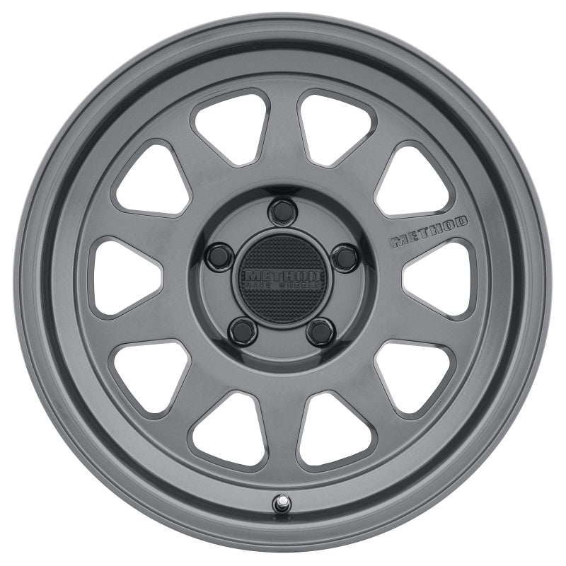 Method MR316 17x8.5 0mm Offset 5x150 110.5mm CB Gloss Titanium Wheel