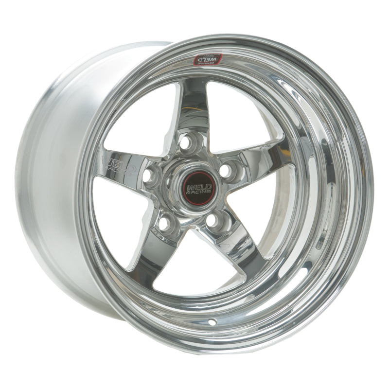 Weld S71 15x8.33 / 5x4.75 BP / 4.5in. BS Polished Wheel (Medium Pad) - Non-Beadlock