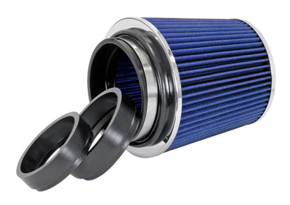 Spectre Adjustable Conical Air Filter 5-1/2in. Tall (Fits 3in. / 3-1/2in. / 4in. Tubes) - Blue