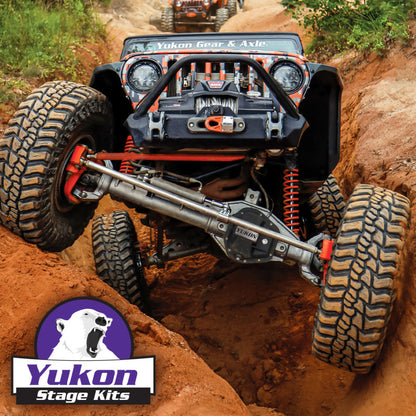 Yukon Gear Stage 2 Jeep JL/JT Re-Gear Kit w/Covers & D44 Front & Rear in a 5.13 Ratio
