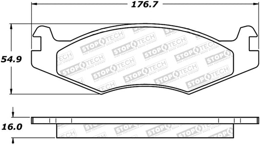 StopTech Street Brake Pads