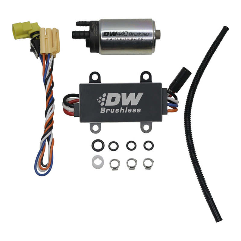 DeatschWerks DW440 440lph Brushless Fuel Pump w/+C102 Controller w/ Install Kit 14-19 Chevy Corvette