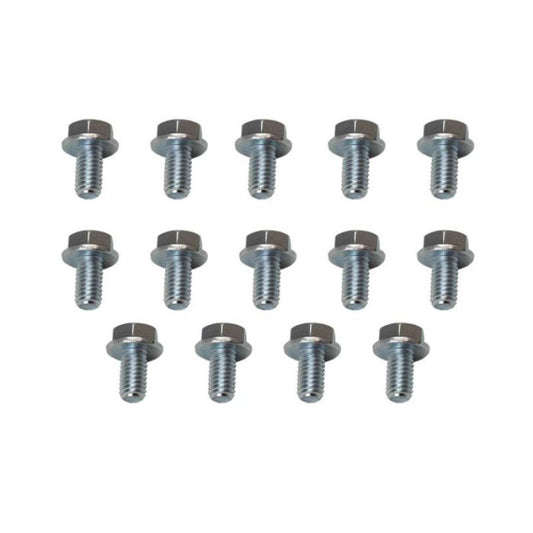 Moroso GM Powerglide Stamped Steel Transmission Pan Bolts - Set of 14