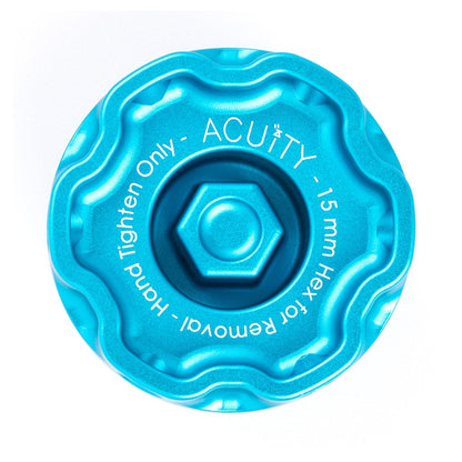 Acuity - Podium Oil Cap in Satin Teal for Hondas/Acuras