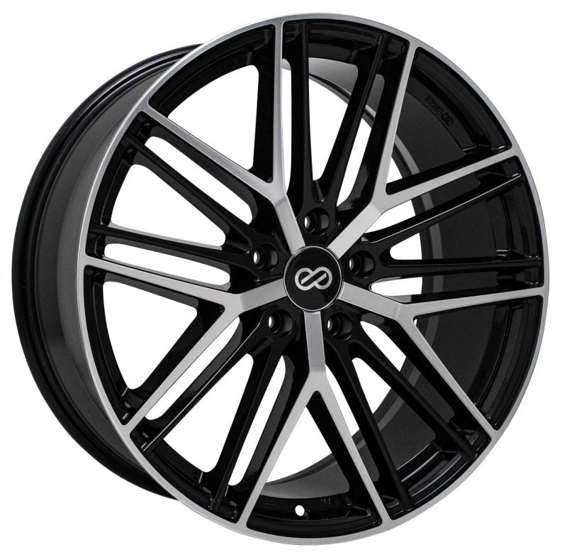 Enkei Phantom 19x8 5x114.3 35mm 72.6mm Bore Black Machined Wheel