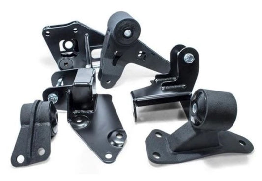 Innovative 96-00 Civic K Series/Manual Series Silver Aluminum Mounts 75A Bushings