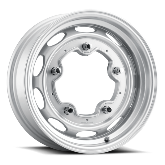 Mobelwagen MW-520S Interceptor 15x4.5in / 5x205 BP / 34mm Offset / 156mm Bore - Silver Wheel