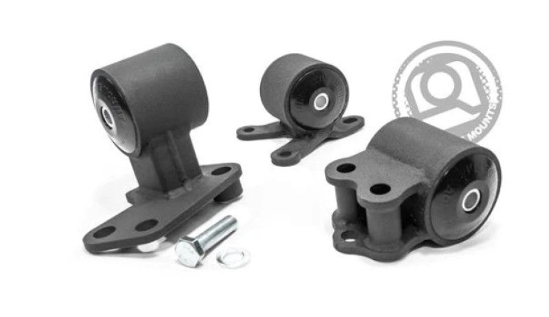 Innovative 92-95 Civic B/D Series Black Steel Mounts 75A Bushings (Auto to Manual Hydro 3 Bolt)