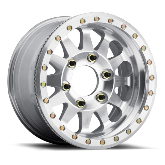 Method MR101 Beadlock 17x9 -12mm Offset 6x6.5 108mm CB Raw Machined w/BH-H24125 Wheel