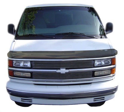 AVS 96-02 Chevy Express 1500 High Profile Bugflector II Hood Shield - Smoke