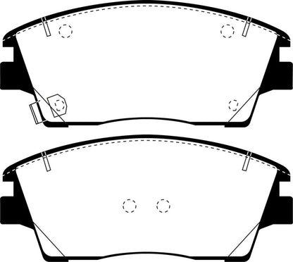 EBC 2016+ Hyundai Tucson Ultimax2 Front Brake Pads