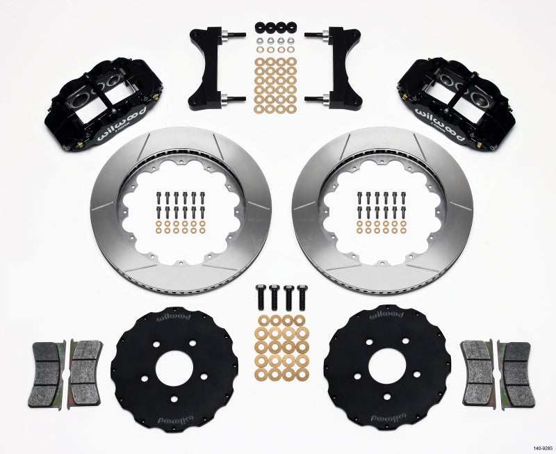 Wilwood Narrow Superlite 6R Front Hat Kit 14.00in Mitsubishi EVO VIII