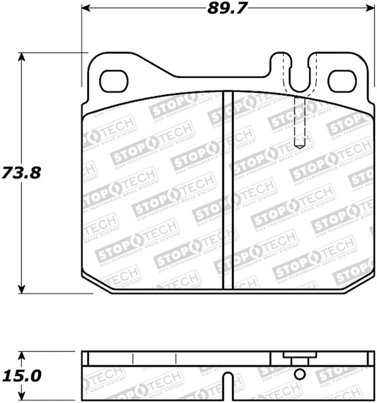 StopTech Street Brake Pads