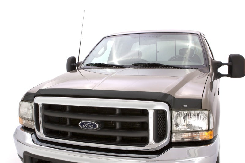 AVS 99-07 Ford F-250 Aeroskin Low Profile Acrylic Hood Shield - Smoke