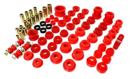 Energy Suspension - 92-95 Honda Civic/CRX / 93-97 Honda Del Sol (including VTEC) Red Hyper-Flex Master