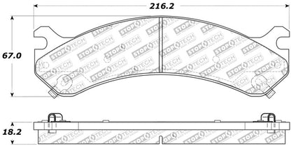 StopTech Performance 99-09 Chevy Silverado/GMC Sierra 3500 Front Brake Pads