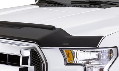 AVS 04-15 Nissan Titan Aeroskin II Textured Low Profile Hood Shield - Black