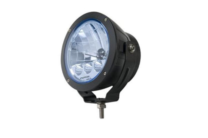 Putco HID Off Road Lamp w/3 LED DayTime Running Lights - 6in Black Housing w/ Blue Tinted Lens