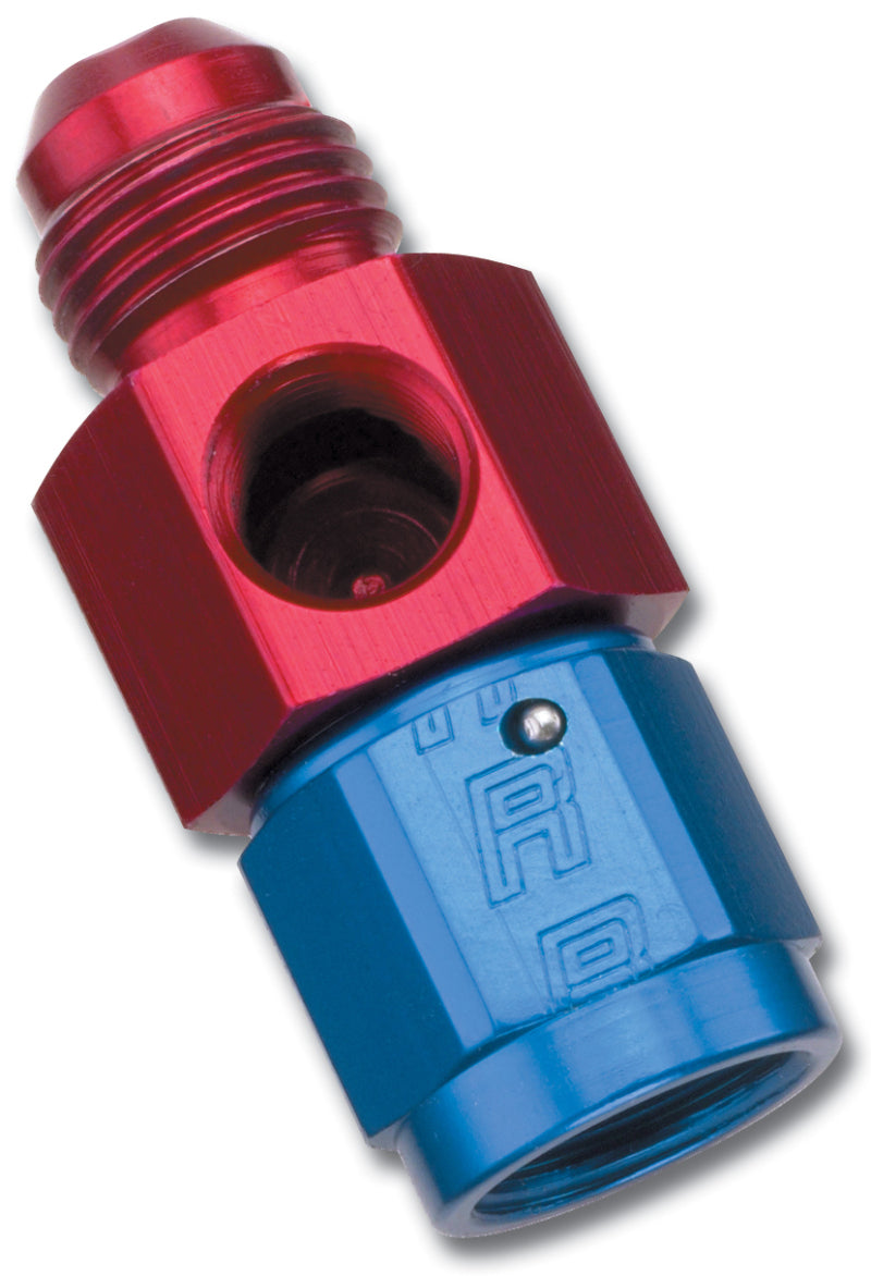 Russell Performance -10 AN Fuel Pressure Take off (Red/Blue)