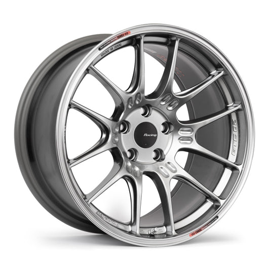 Enkei GTC02 17x7.5 5x100 35mm Offset 75mm Bore Hyper Silver Wheel