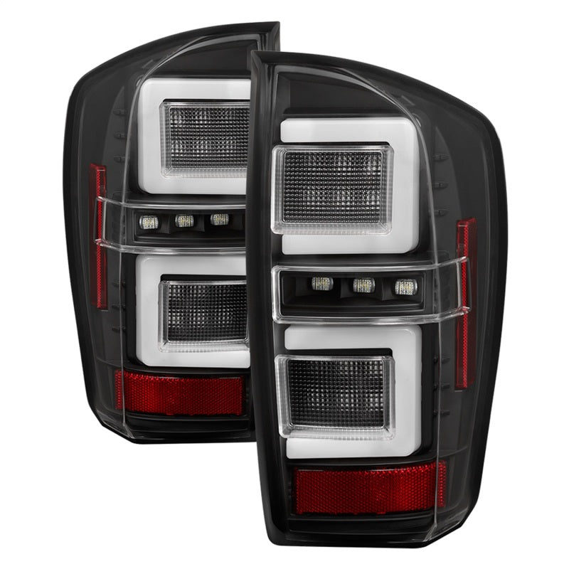 Spyder 16-17 Toyota Tacoma LED Tail Lights - Black (ALT-YD-TT16-LED-BK)