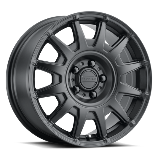 Raceline 401B Aero 15x7in / 5x114.3 BP / 15mm Offset / 72.62mm Bore - Satin Black Wheel