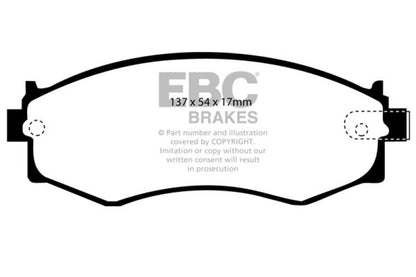 EBC 91-97 Infiniti G20 2.0 Ultimax2 Front Brake Pads