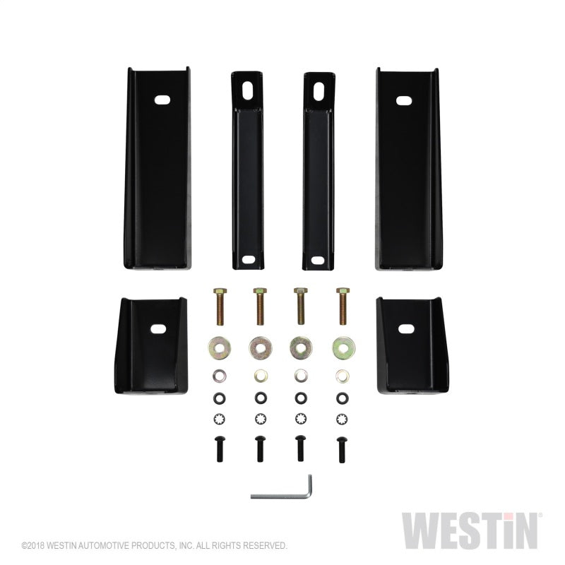 Westin 2019 Chevrolet Silverado/Sierra 1500 Crew Cab E-Series 3 Nerf Step Bars - SS