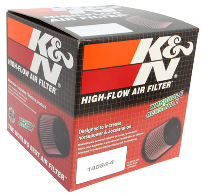 K&N 2in FLG 4 X 2-3/4in B 2 X 3in T 5in L (4 PER BOX) Universal Clamp-On Air Filter