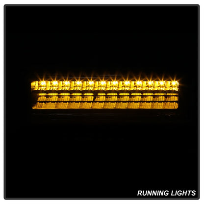 xTune 92-94 Blazer Full Size Corner/LED Bumper Headlights Black HD-JH-CCK88-LED-AM-BK-SET