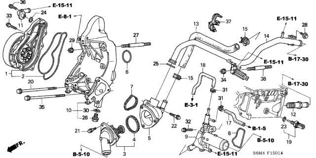 Honda - K-Series Thermostat Assembly