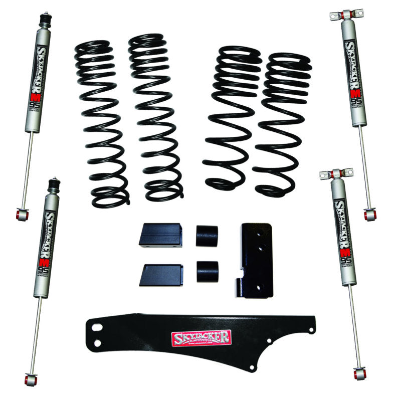 Skyjacker 2007-2018 Jeep Wrangler JK 2 Door 4WD Long Travel 2in-2.5in Lift Kit w/M95 Monotube Shocks