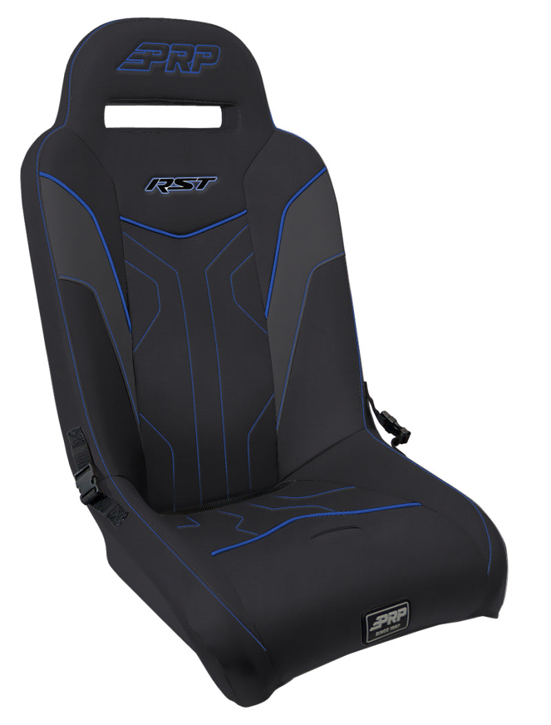 PRP Polaris RZR PRO XP/PRO R/Turbo R RST Suspension Seat- Black/Blue