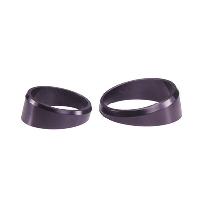 Autometer or Autogage 2-1/16in Black Angle Rings -- 3 Pack