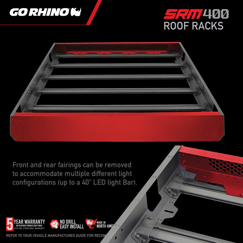 Go Rhino SRM 400 Roof Rack - 68in